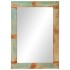 Espejo de vidrio y madera maciza reciclada 70x50