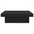 Mesa de centro madera contrachapada negro 90x90x28
