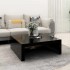 Mesa de centro madera contrachapada negro 100x100x35