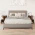 Mesitas de noche 2 uds contrachapado roble ahumado 35x35x55