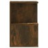 Mesitas de noche 2 uds contrachapado roble ahumado 35x35x55