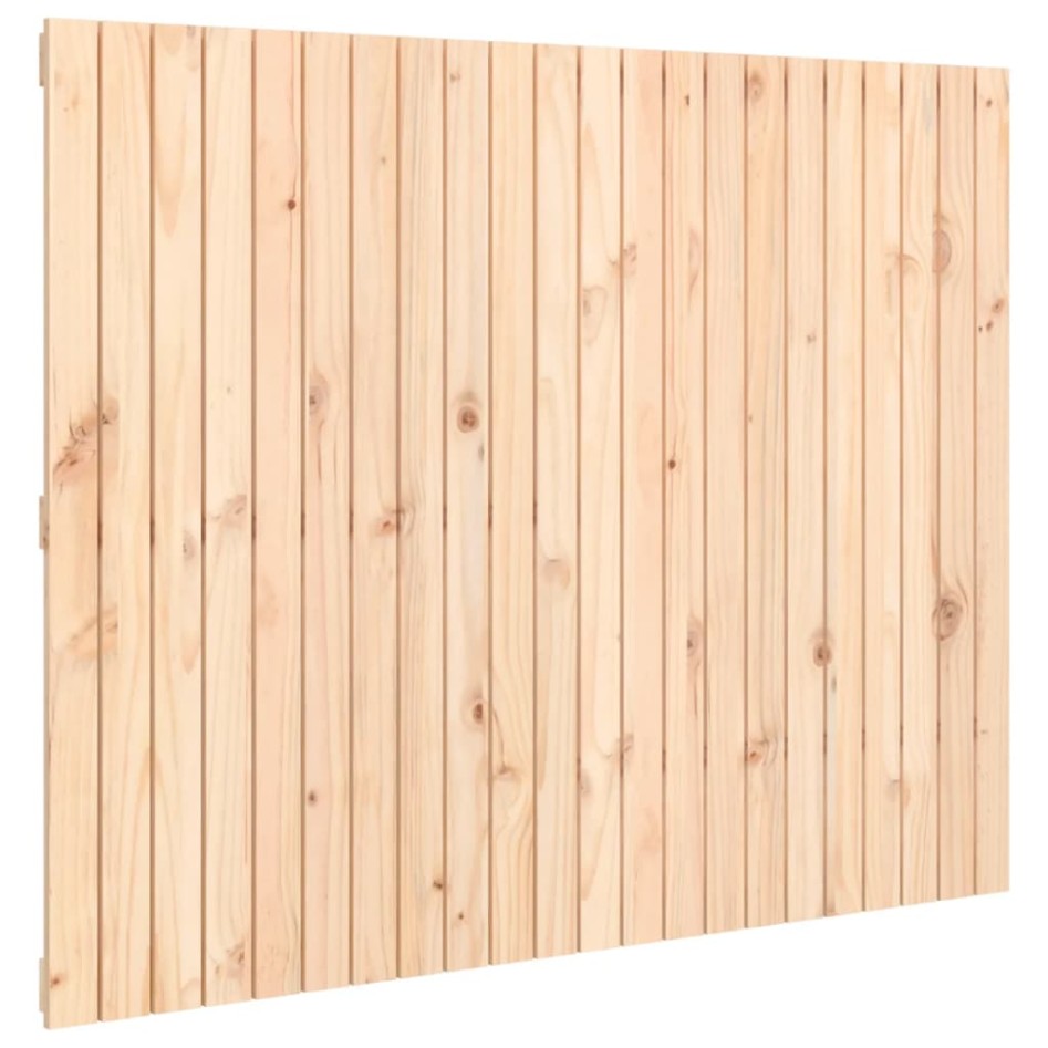 Cabecero de cama de pared madera maciza de pino 140x3x110