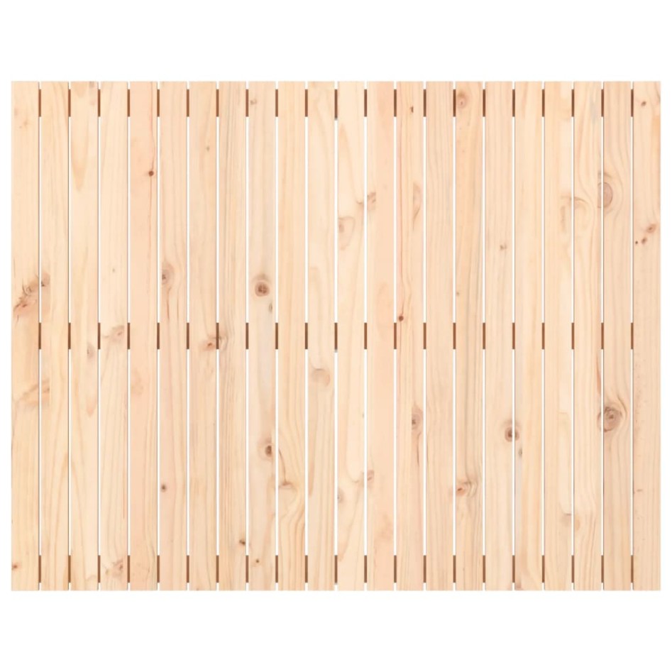 Cabecero de cama de pared madera maciza de pino 140x3x110