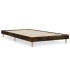 Estructura de cama sin colchón madera roble ahumado 90x190