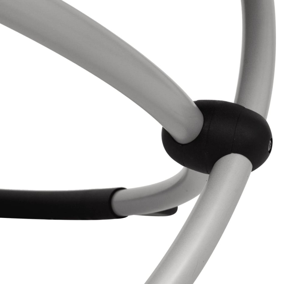 Tumbona geométrica de jardín acero color