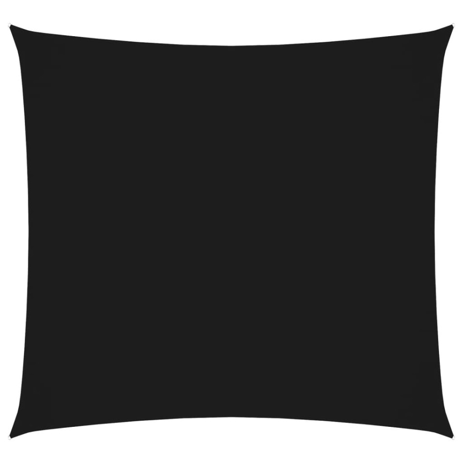 Toldo de vela cuadrado tela Oxford negro 4,5x4,5