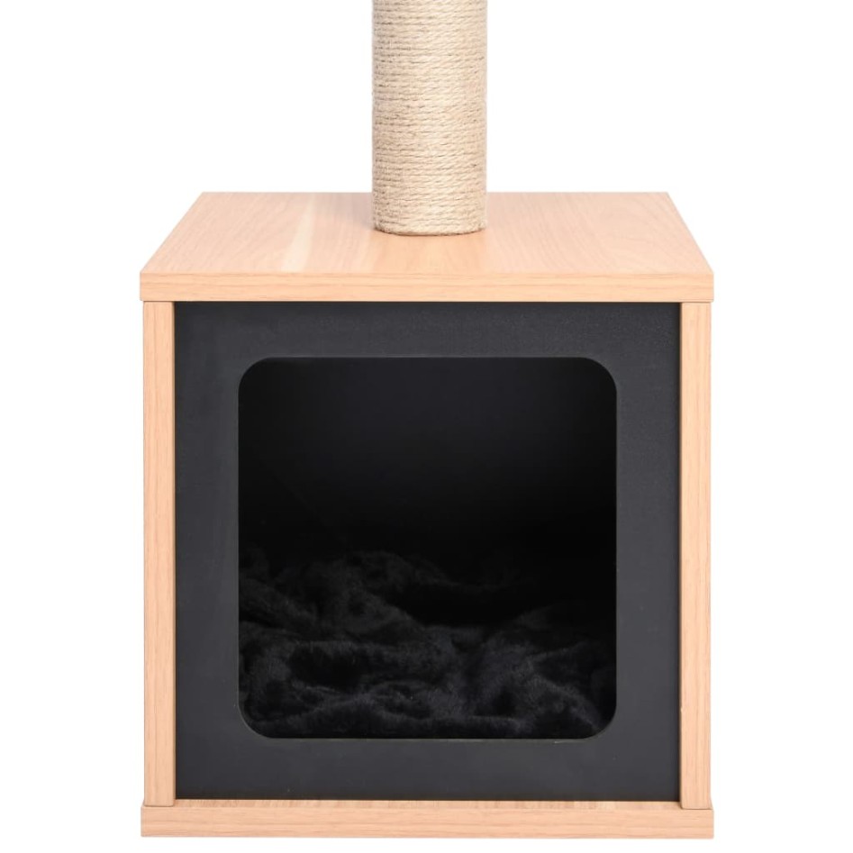 Rascador para gatos con alfombra rascadora de sisal 62