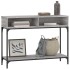 Mesa consola madera de ingeniería gris Sonoma 100x30,5x75