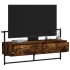 Mueble de TV de pared roble ahumado 100,5x30x51