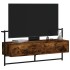 Mueble de TV de pared roble ahumado 100,5x30x51