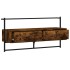 Mueble de TV de pared roble ahumado 100,5x30x51
