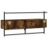 Mueble de TV de pared roble ahumado 100,5x30x51