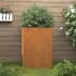 Jardinera de acero corten 52x48x75