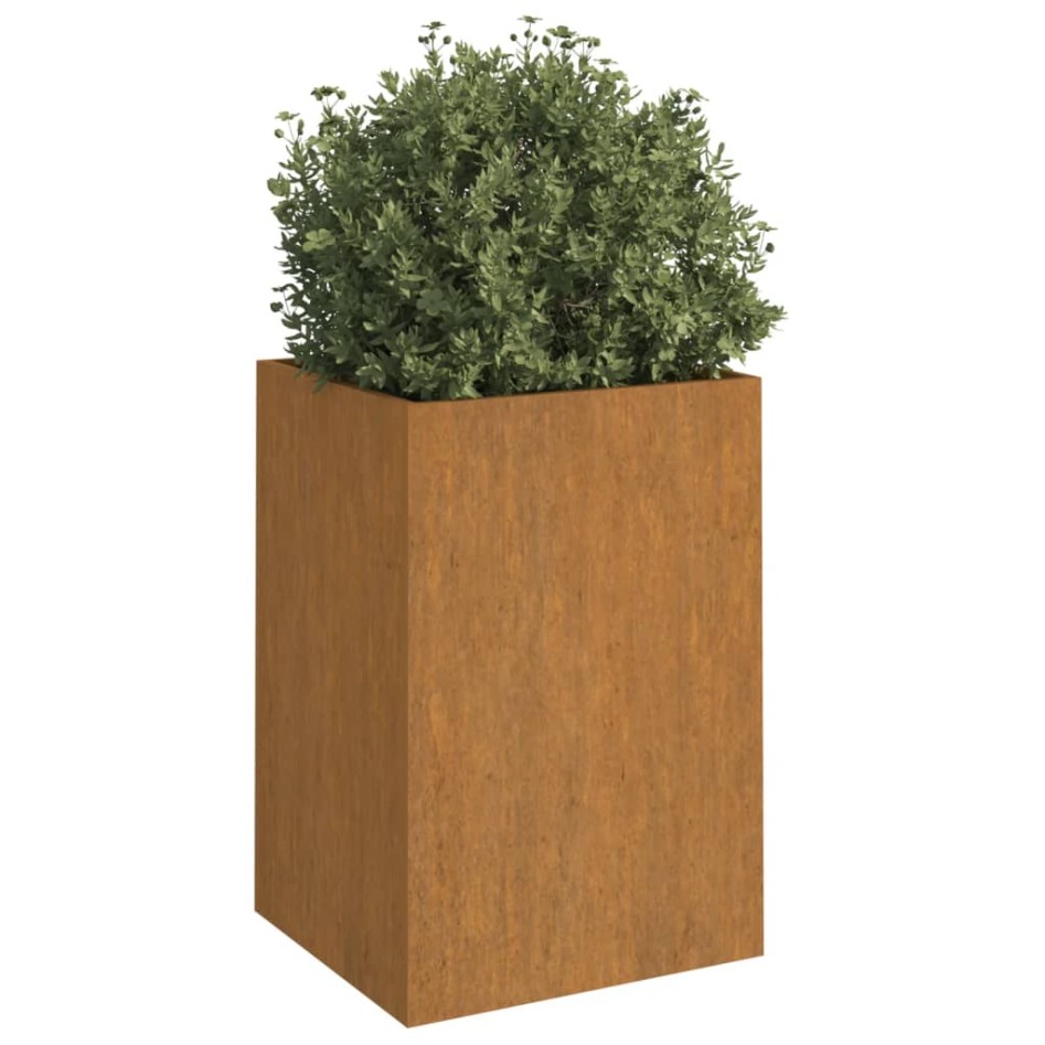 Jardinera de acero corten 52x48x75