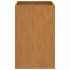 Jardinera de acero corten 52x48x75