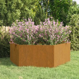 Jardinera de acero corten oxidado 138x120x45