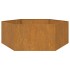 Jardinera de acero corten oxidado 138x120x45