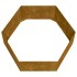 Jardinera de acero corten oxidado 138x120x45