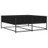 Mesa de centro madera de ingeniería negro 100x99x40