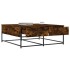 Mesa de centro madera de ingeniería roble ahumado 100x99x40