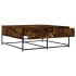 Mesa de centro madera de ingeniería roble ahumado 100x99x40