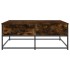 Mesa de centro madera de ingeniería roble ahumado 100x99x40