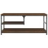 Mesa de centro madera de ingeniería roble marrón 90x49x40