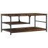 Mesa de centro madera de ingeniería roble ahumado 90x49x40
