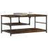 Mesa de centro madera de ingeniería roble ahumado 90x49x40
