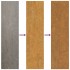 Adorno pared jardín 3 uds acero corten diseño hierba 55x55
