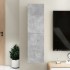 Mueble de TV madera contrachapada gris hormigón 30,5x30x110