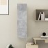 Mueble de TV madera contrachapada gris hormigón 30,5x30x110