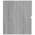 Set de muebles de baño 2 pzas madera contrachapada gris