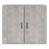 Aparador de madera contrachapada gris hormigón 80x33x70