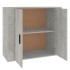 Aparador de madera contrachapada gris hormigón 80x33x70