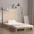 Cabecero de cama de pared madera maciza de pino 141x3x91,5