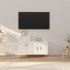 Set de muebles de TV 2 pzas madera contrachapada blanco