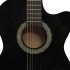 Guitarra clásica occidental con ecualizador y 6 cuerdas