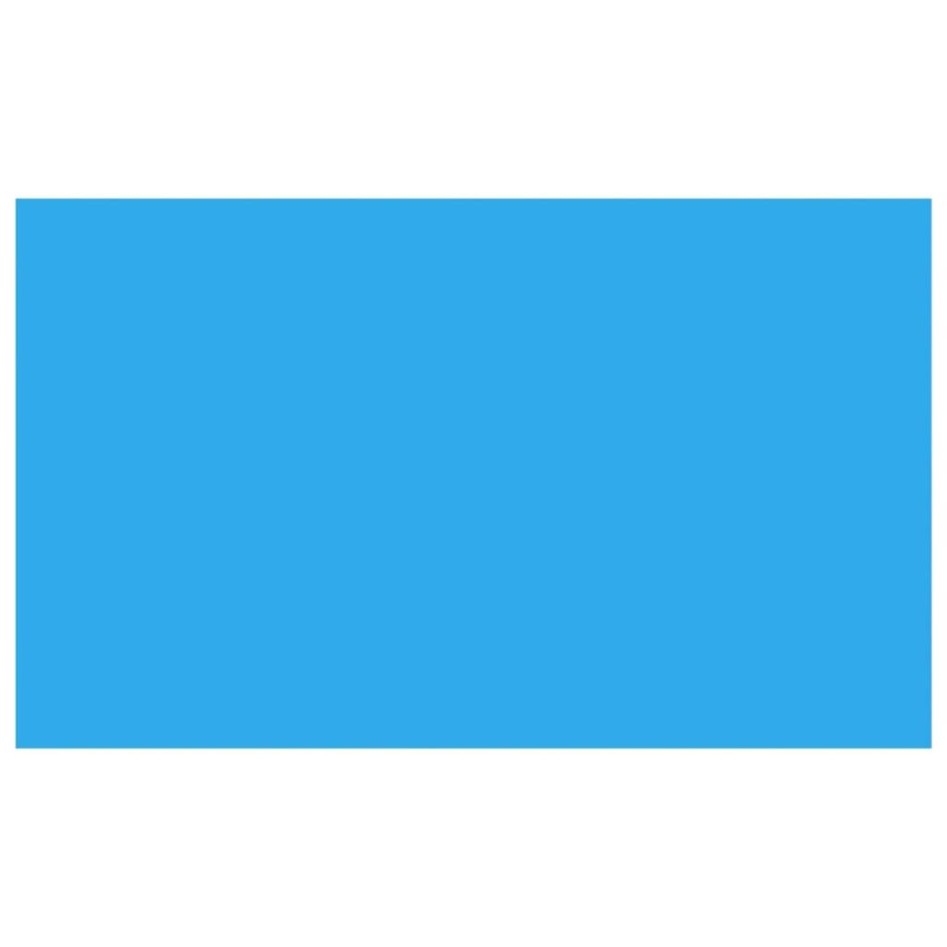 Cubierta de piscina rectangular PE azul 500x300