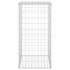 Muro de gaviones con cubiertas acero galvanizado 60x50x100