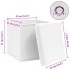 Cajas de almacenaje con tapas 10 uds tela blanco 32x32x32