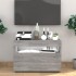 Mueble de TV con luces LED gris Sonoma 60x35x40
