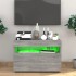 Mueble de TV con luces LED gris Sonoma 60x35x40
