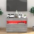 Mueble de TV con luces LED gris Sonoma 60x35x40