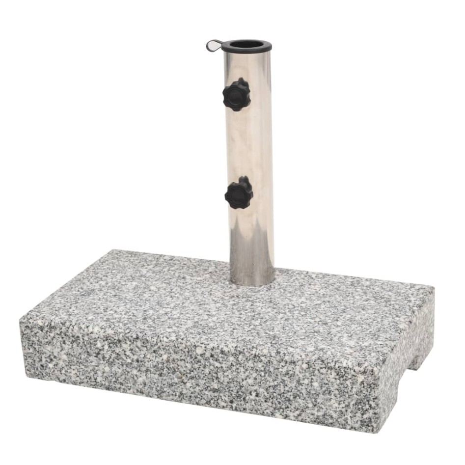 Base de sombrilla de granito rectangular 25