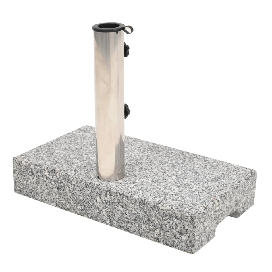 Base de sombrilla de granito rectangular 25