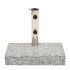 Base de sombrilla de granito rectangular 25