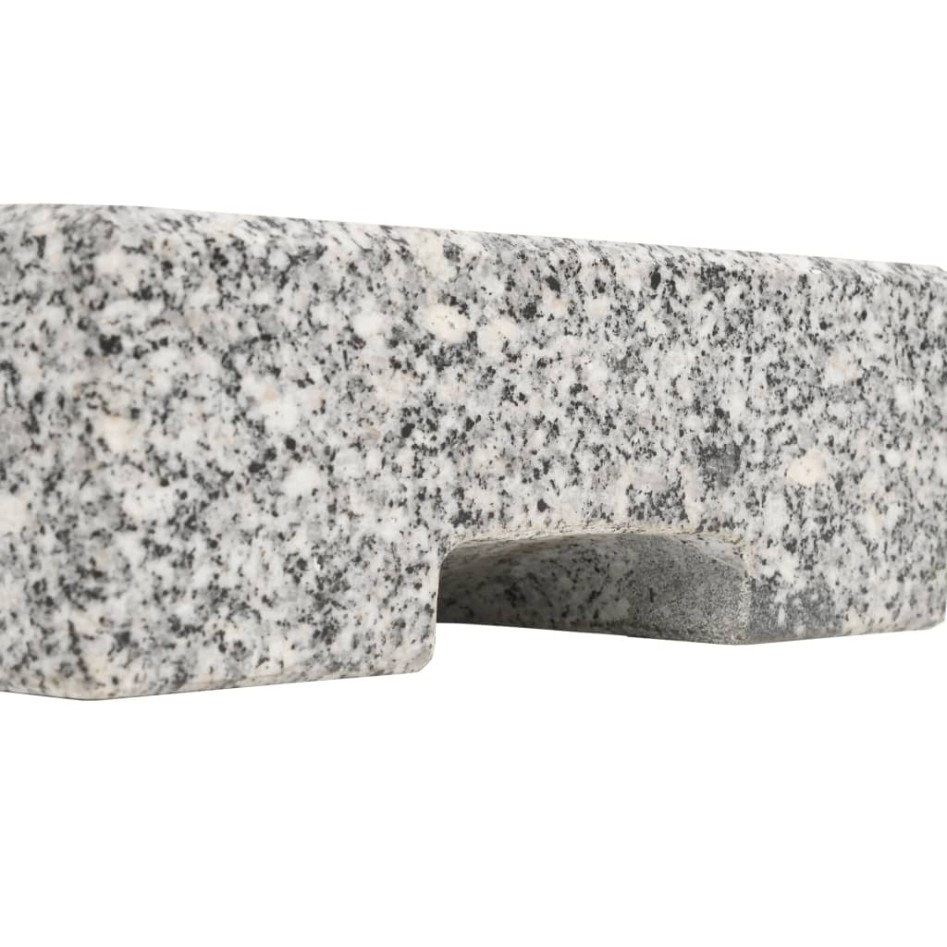 Base de sombrilla de granito rectangular 25