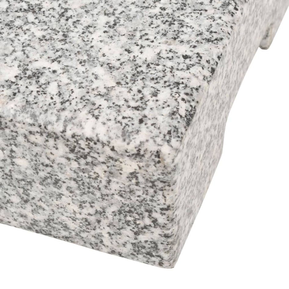 Base de sombrilla de granito rectangular 25