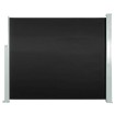 Toldo lateral retráctil 120x300 cm negro